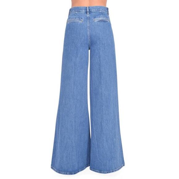 Frame The  Extra Wide Leg Jeans in Ocean Drive 25 - Picture 4 of 4